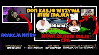 NITRO ogląda jak Don Kasjo wyzywa Mini Majka i nazywa go ćpunem *będziesz w szoku*