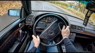 1991 Mercedes-Benz S-Class W140 [300SE 231HP]| POV Test Drive #975 Joe Black