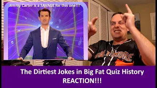 American Reacts to 17 Minutes of the Dirtiest Jokes in Big Fat Quiz History REACTION