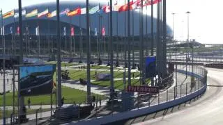 Первый круг гонки GP2, Сочи автодром 2014