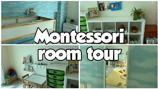 Montessori kids room tour part 1 | Shared boys(5 year old & baby) bedroom and playroom organization