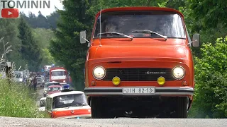 Sraz socialistických vozidel Hnačov 2022 | Díl 2:  Spanilá - Odjezd 🚗🚜🚚 Old vehicle parade