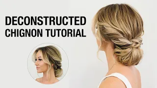 How to Style a Trendy Deconstructed Chignon Bun | Formal Hair Styling Tutorial | Kenra Professional