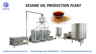 Sesame Oil Production Line Customer Site|Sesame Oil Factory|Sesame Oil Production|Sesame Oil Making