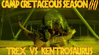 T-REX VS KENTROSAURUS camp cretaceous season 4 video