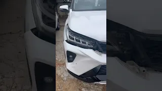 NEW FORTUNER LEGENDER ACCIDENT😭 #telugu #motovlog #teluguvlogs #shorts #telugucomedy #car #ytshort