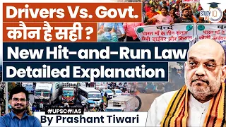 Why Truck Drivers are Protesting in India: Against the New Hit-and-Run Law? | Detailed Analysis