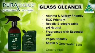 PuraChoice Glass Cleaner - Asthma & Allergy Friendly