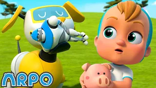 Robot Puppy Playtime PROBLEMS!! | ARPO The Robot | NEW VIDEO | Funny Kids Cartoons | Arpo and Daniel