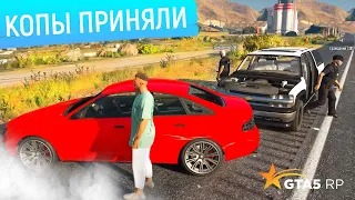 МЕНЯ ПОЙМАЛИ ВО ВРЕМЯ УГОНА МАШИНЫ В ГТА 5 РП! ПОСАДИЛИ В ТЮРЬМУ В GTA 5 RP!