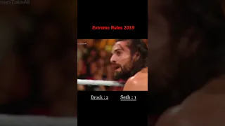 Every Brock Lesnar vs Seth Rollins Match ever