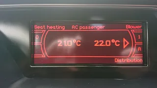 Audi A4/A5/Q5 B8 - Kodowanie (Coding)-Czas wyświetlania panelu klimatyzacji/Climatronic display time