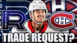 HABS PROSPECT REQUESTING A TRADE? ALARMING LAVAL ROCKET & MONTREAL CANADIENS NEWS… (Logjam On D)