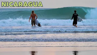 A Day In The Life Surfing PICTURE PERFECT WAVES in NICARAGUA!