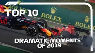 Top 10 Dramatic F1 Moments of 2019