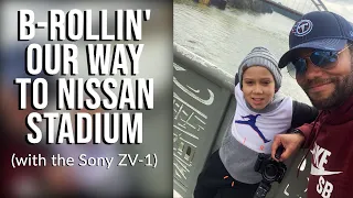 B Rollin' our way to Nissan Stadium (with the Sony ZV-1)