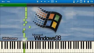 WINDOWS 98 SOUNDS IN SYNTHESIA