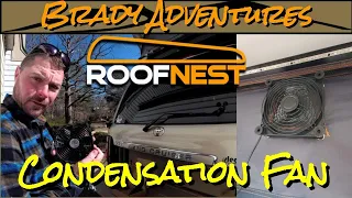 DIY Magnetic RTT Condensation Fan - Roofnest Falcon Rooftop Tent 100 Series Land Cruiser