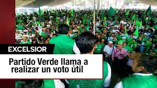 Partido Verde llama a la ciudadanía a realizar un voto útil