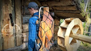 Making an Ultra-light Pack Frame / Self-defense at my Cabin Camp