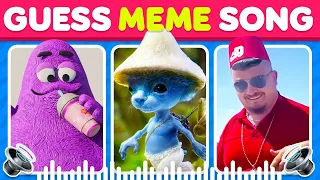 Guess Meme Song | Smurf Cat, Grimace Shake, Skibidi Dom Dom Yes Yes #217
