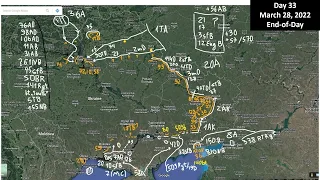 Ukraine: military situation update with maps, March 28, 2022