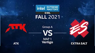 CS:GO - ATK vs. Extra Salt [Vertigo] Map 1 - IEM Fall 2021 - Group A - NA