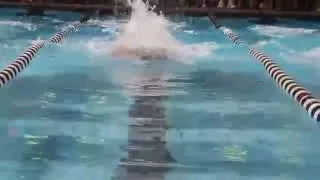 Caleb swimming butterfly