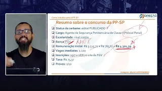 CONCURSO POLÍCIA PENAL DE SP (SAP SP): COMO ESTUDAR NO PÓS-EDITAL? (Luiz Fernando)