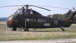 Sikorsky S-58 (H-34) Engine Start Fail (with Flames)