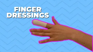 How to do a finger dressing - neat and secure wound dressing technique