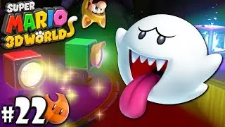 Super Mario 3D World: 2P Co-Op! - Fox Fright PART 22 (Nintendo Wii U HD Gameplay Walkthrough)