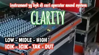 CEK SOUND DANGDUT KLARITY | SUB - LOW - MID - HIGH , BAS GLER PANJANG ADEM