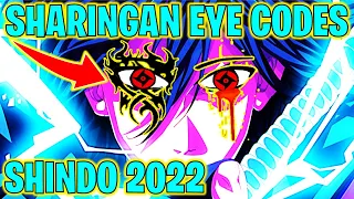 ⭐15 SHARINGAN CUSTOM EYE CODES FOR SHINDO LIFE 2022⭐