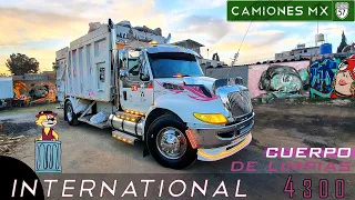 ¡International 4300 del Cuerpo de Limpias en Camiones Mx!