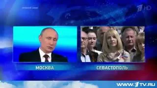 Путин  Прямая линия 17 04 2014 1
