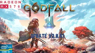 Godfall Gameplay on core i3 3220 and amd rx 570