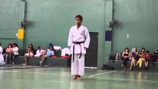 Black belt kata examination