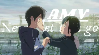 Never let this go - Tom frane (Sped Up) // Weathering with you [AMV/lyrics]