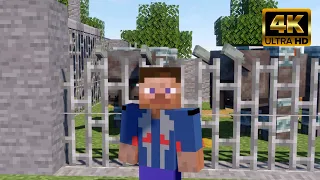 Me at the zoo in Minecraft - Remastered in 4K 60FPS