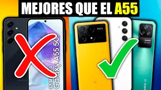 ✅ 5 celulares MEJORES que el Samsung Galaxy A55 5G