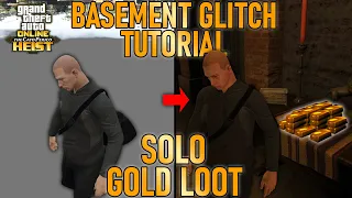 Basement Door Glitch EASY Tutorial! Solo Gold Loot (PC) - GTA Online Cayo Perico Heist