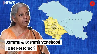 What Nirmala Sitharaman Said About Jammu And Kashmir's Statehood