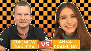Showmatch: WFM Anna Cramling - GM Zbigniew Pakleza
