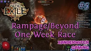 Path of Exile | Rampage/Beyond One-Week Race | Ep 5 | MERCILESS BRUTUS & MERVEIL BOSS FIGHTS