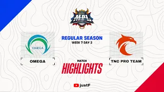 OMEGA vs TNC PRO TEAM HIGHLIGHTS | MPL PH S13 WEEK 7 OMG vs TNC