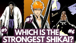 Which SHIKAI is the STRONGEST in Bleach? The 11 Best, RANKED