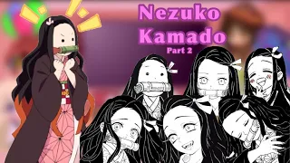 Different animes react to each other//part 2/10 Demon Slayer~ Nezuko Kamado || •大好き• ||