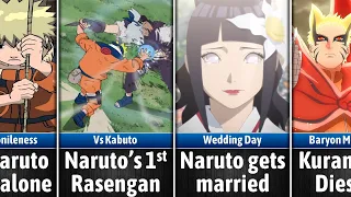 The Main Events in the Life of Naruto Uzumaki in Chronological Order I Anime Senpai Comparisons