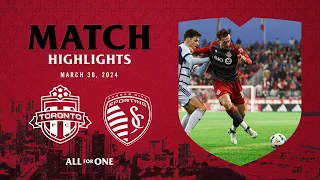 MATCH HIGHLIGHTS | Toronto FC vs. Sporting Kansas City | March 30, 2024